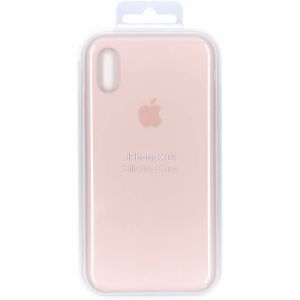 Apple Coque en silicone iPhone Xs / X - Pink Sand