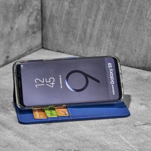 Accezz Étui de téléphone Wallet Samsung Galaxy J6 Plus - Bleu