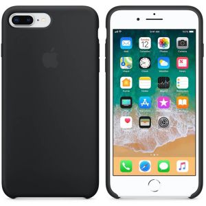 Apple Coque en silicone iPhone 8 Plus / 7 Plus - Noir