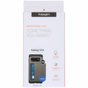 Spigen Coque Slim Armor CS Samsung Galaxy S10 - Gris