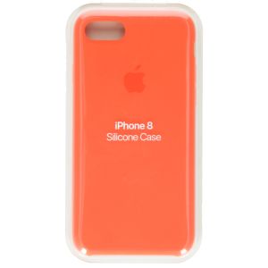 Apple Coque en silicone iPhone SE (2022 / 2020) / 8 / 7 - Spicy Orange