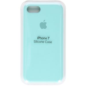 Apple Coque en silicone iPhone SE (2022 / 2020) / 8 / 7 - Sea Blue