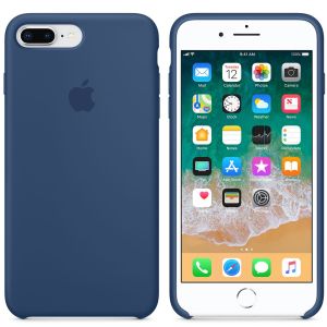 Apple Coque en silicone iPhone 8 Plus / 7 Plus - Blue Cobalt