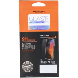 Spigen Protection d'écran en verre trempé GLAStR iPhone Xs Max