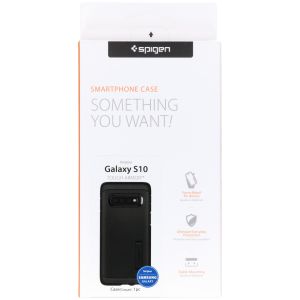 Spigen Coque Tough Armor Samsung Galaxy S10 - Noir