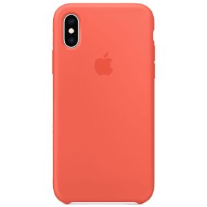 Apple Coque en silicone iPhone Xs / X - Nectarine
