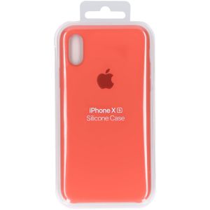 Apple Coque en silicone iPhone Xs / X - Nectarine
