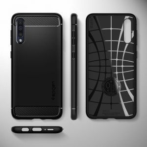 Spigen Coque Rugged Armor Samsung Galaxy A50 / A30s - Noir