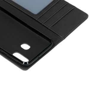 iMoshion Étui de téléphone portefeuille Luxe Galaxy A40 - Gris