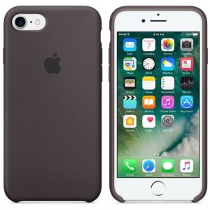 Apple Coque en silicone iPhone SE (2022 / 2020) / 8 / 7 - Cocoa