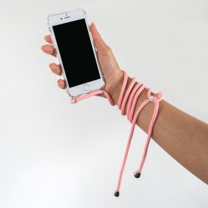 iMoshion Coque avec cordon iPhone SE (2022 / 2020) / 8 / 7 - Rose