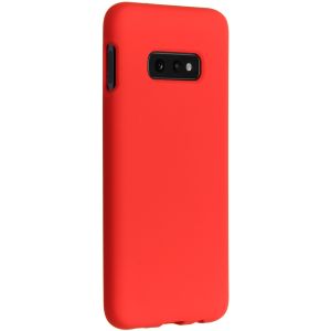 Accezz Coque Liquid Silicone Samsung Galaxy S10e - Rouge