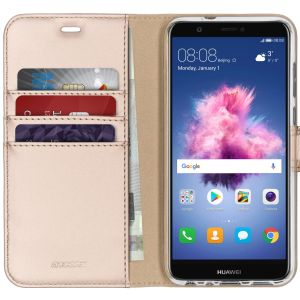Accezz Étui de téléphone Wallet Huawei P Smart - Dorée