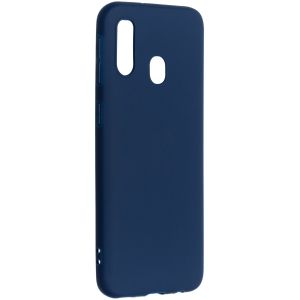 iMoshion Coque Couleur Samsung Galaxy A40 - Bleu foncé