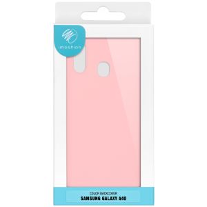 iMoshion Coque Couleur Samsung Galaxy A40 - Rose