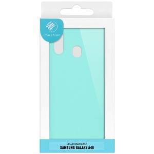 iMoshion Coque Couleur Samsung Galaxy A40 - Turquoise