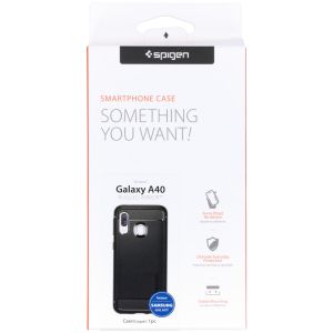 Spigen Coque Rugged Armor Samsung Galaxy A40 - Noir