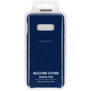 Samsung Original Coque en silicone Galaxy S10e - Bleu foncé