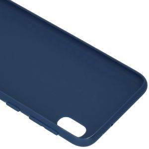 iMoshion Coque Couleur Samsung Galaxy A10 - Bleu foncé