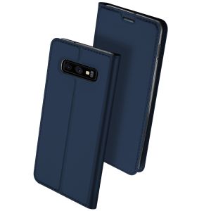 Dux Ducis Étui de téléphone Slim Samsung Galaxy S10e - Bleu foncé