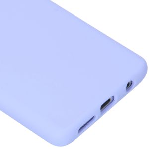 Accezz Coque Liquid Silicone Samsung Galaxy S10 - Violet