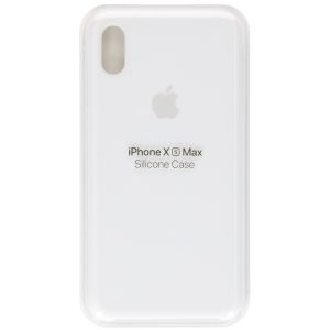 Apple Coque en silicone iPhone Xs Max - White