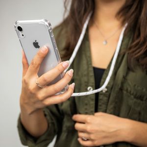 iMoshion Coque avec cordon iPhone Xs / X - Blanc Argent