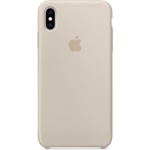 Apple Coque en silicone iPhone Xs Max - Stone