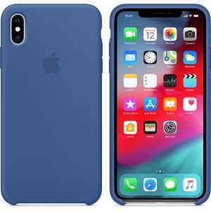 Apple Coque en silicone iPhone Xs Max - Delft Blue