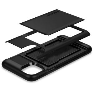 Spigen Coque Slim Armor CS iPhone 11 - Noir