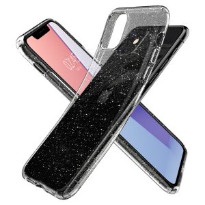 Spigen Coque Liquid Crystal iPhone 11 - Argent