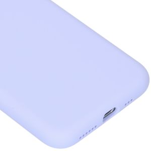 Accezz Coque Liquid Silicone iPhone 11 Pro - Violet