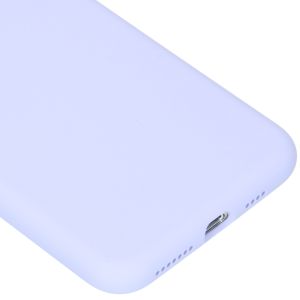 Accezz Coque Liquid Silicone iPhone 11 Pro Max - Violet