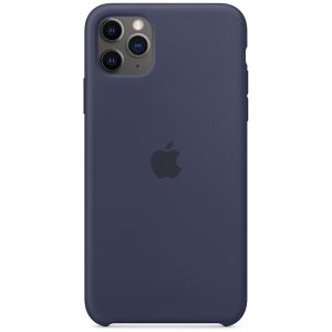 Apple Coque en silicone iPhone 11 Pro Max - Midnight Blue