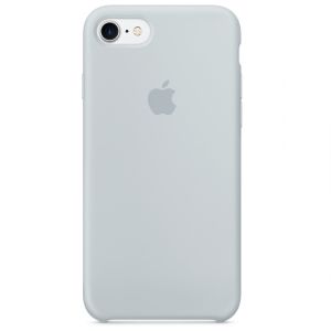 Apple Coque en silicone iPhone SE (2022 / 2020) / 8 / 7 - Mist Blue