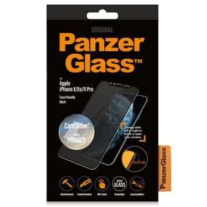 PanzerGlass Protection d'écran en verre trempé CamSlider™ Privacy iPhone 11 Pro / Xs / X