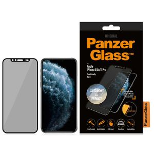 PanzerGlass Protection d'écran en verre trempé CamSlider™ Privacy iPhone 11 Pro / Xs / X