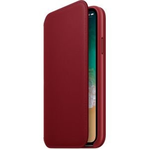 Apple Étui de téléphone Leather Folio iPhone X