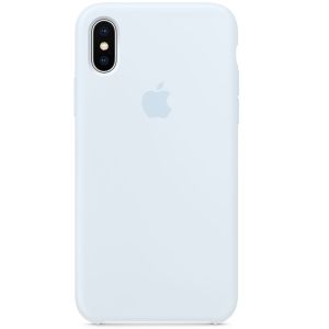 Apple Coque en silicone iPhone X - Sky Blue