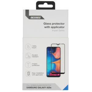 Accezz Protection d'écran en verre trempé Glass + Applicateur Samsung Galaxy A20e
