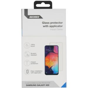 Accezz Protection d'écran en verre trempé Glass + Applicateur Galaxy A50 / M31