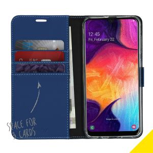 Accezz Étui de téléphone Wallet Samsung Galaxy A50 / A30s - Bleu
