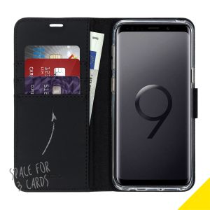 Accezz Étui de téléphone Wallet Samsung Galaxy S9 - Noir