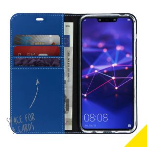 Accezz Étui de téléphone Wallet Huawei Mate 20 Lite - Bleu