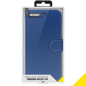 Accezz Étui de téléphone Wallet Samsung Galaxy A70 - Bleu