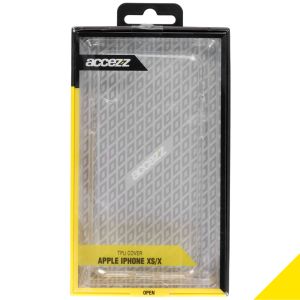 Accezz Coque Clear iPhone Xs / X - Transparent