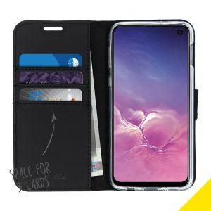 Accezz Étui de téléphone Wallet Samsung Galaxy S10e - Noir