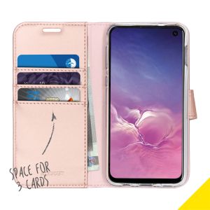 Accezz Étui de téléphone Wallet Samsung Galaxy S10e - Rose