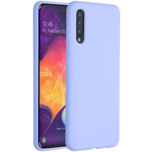 Accezz Coque Liquid Silicone Samsung Galaxy A50 / A30s - Violet