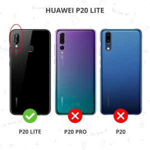 Accezz Étui de téléphone Wallet Huawei P20 Lite - Noir